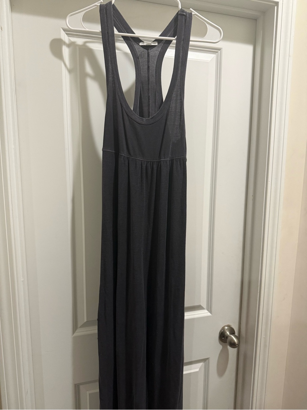 James Perse Charcoal Gray Racerback Tank